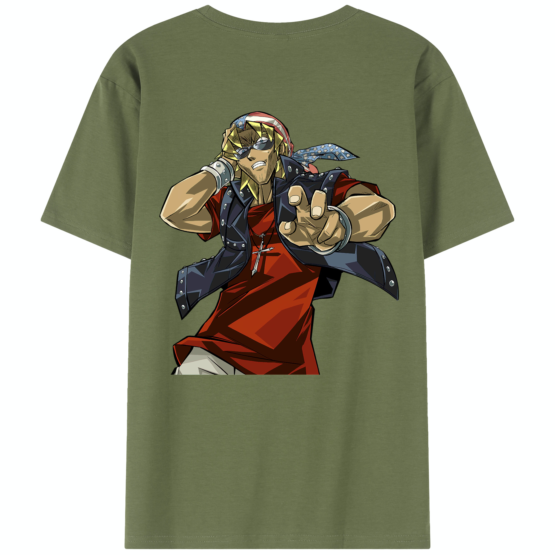 （画像用） 遊☆戯☆王 Yu-Gi-Oh! 綿100％半袖Tシャツ（背面プリント）